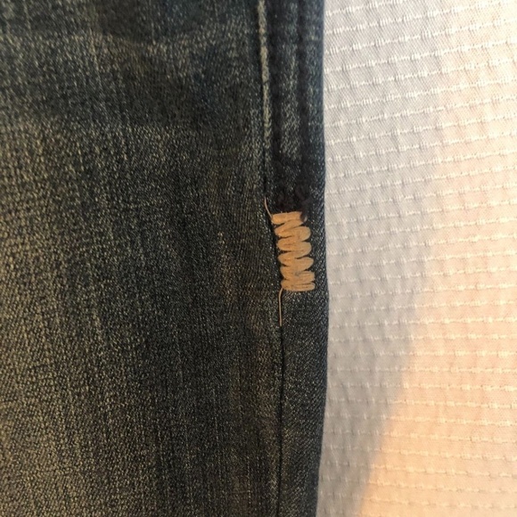 Seven7 Women’s Dark Wash Stretch Mid Rise Boot Cut Jeans Sz 13/31 NWT - Picture 4 of 16